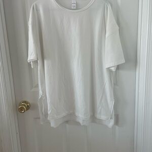 EXLURA White Crewneck Tee - Minimalist Basics